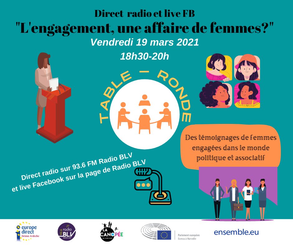 REPLAY PODCAST ♀️ ⏯️ <a href="/RadioBLV/">RadioBLV</a>
"L'engagement, une affaires de femmes ?"
Retrouver mon témoignage #marsdesfemmes 👇

radioblv.com/wp/wp-content/…