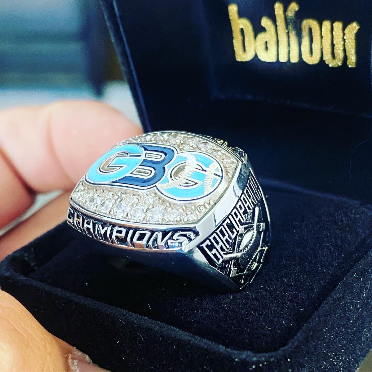 GBG World Championship Rings are in!!! Congrats again GBG 2021 Navy team on their huge accomplishment winning PG WWBA aka Jupiter. It’s the toughest trny there is in all of amateur baseball! Thank you @perfectgameusa  as always and couldn’t be more happy for these young men! #GBG