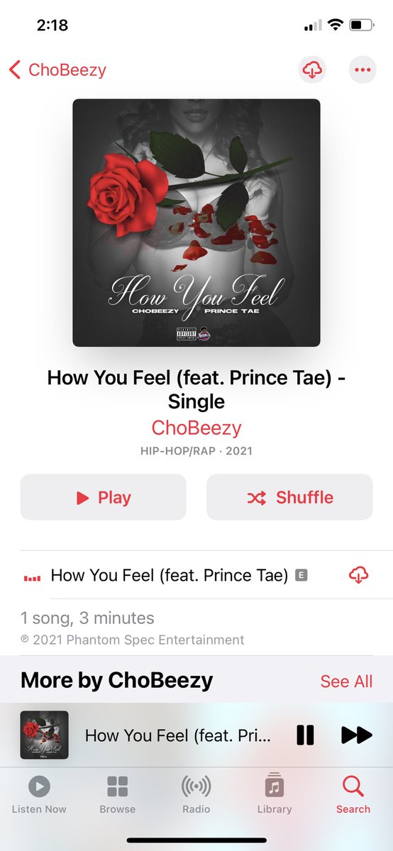 ChoBeezy's tweet image. New vibes. Tap in 🌹🌹🌹 music.apple.com/us/album/how-y…
