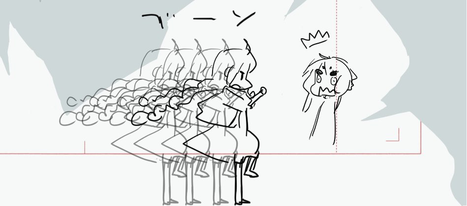 今日の放送中らくがき 