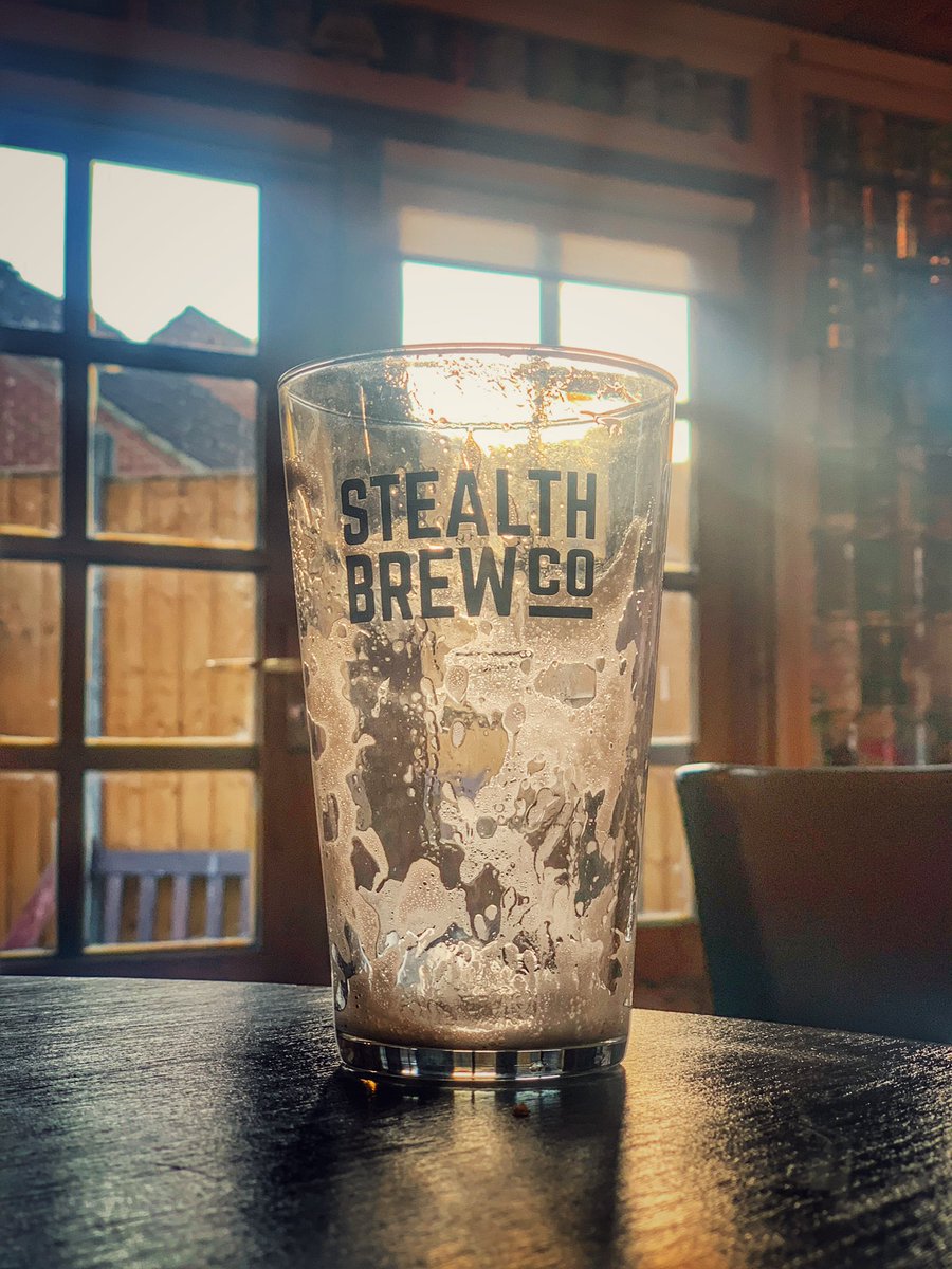 SoBeerBlogger's tweet photo. Very excited to have @StealthBrewCo back on in The Shed, as you can see the first pint went down very well! https://t.co/0kNQEHPHzx