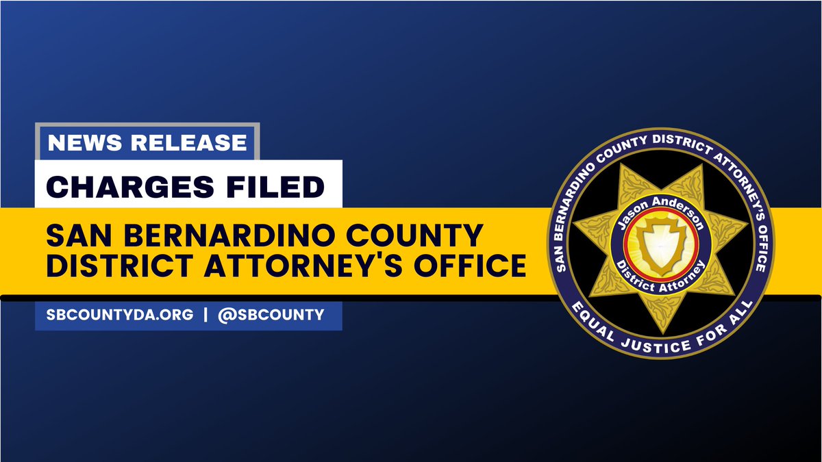 sbcountyda's tweet photo. 🔴 CHARGES FILED - ATTEMPTED MURDER OF DEPUTY SHERIFFS: Our office has filed multiple charges on Robert Elvis Sparks (Age 40 of Patton) for attempting to kill @sbcountysheriff deputies. Watch video news release of DA Anderson: https://t.co/7Srpv76Koh #SanBernardinoCounty https://t.co/evlpk2jau7