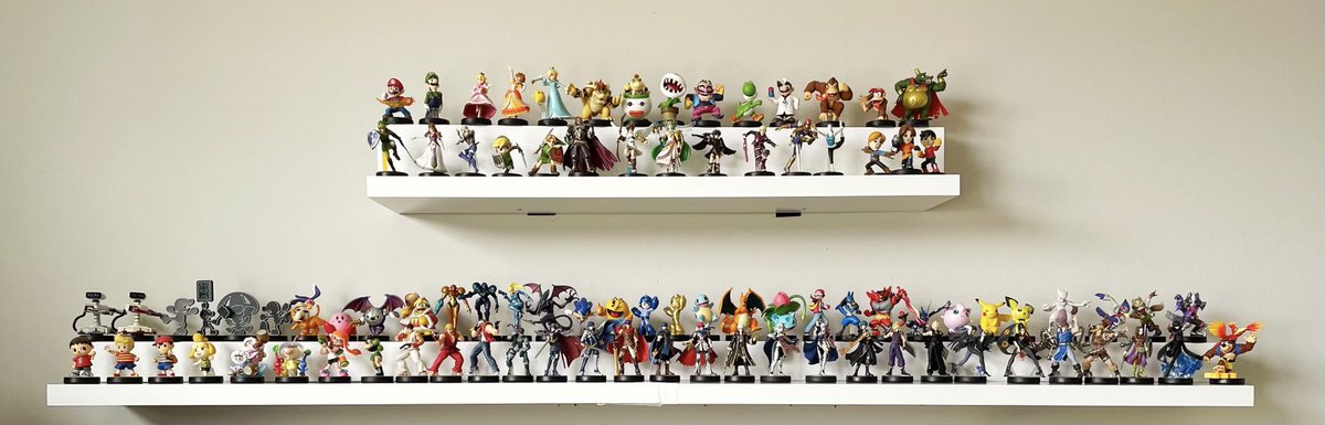 AmiiboJason's tweet photo. Everyone is here! (I think I need a bigger shelf...) https://t.co/b6H0luKedg