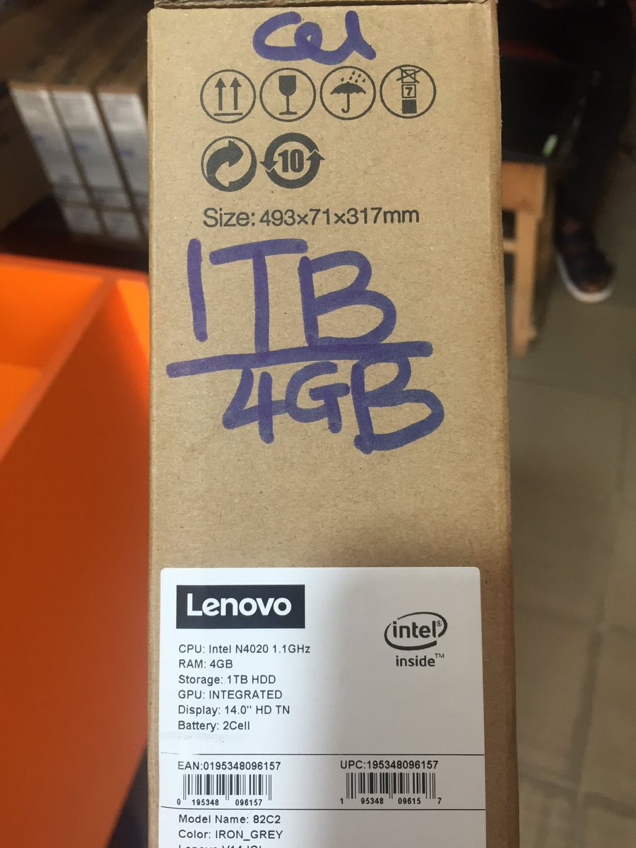 world94321's tweet photo. Brand New Lenovo V14-IGL 82C2,1.1GHz Intel Celeron N4020,4GB Ram,1TB HDD Storage,14.1-inch Screen Display,Windows 10 for N180,000.#iusebeakme #evolutioncamp21 #BigMusicweekend Ebuka #EnterpriseLifeNg #BankBetterWithV Frank Edoho Kuda Vbank Super Eagles piggyvest WWTBAM Toke https://t.co/fgiUe3dCFO