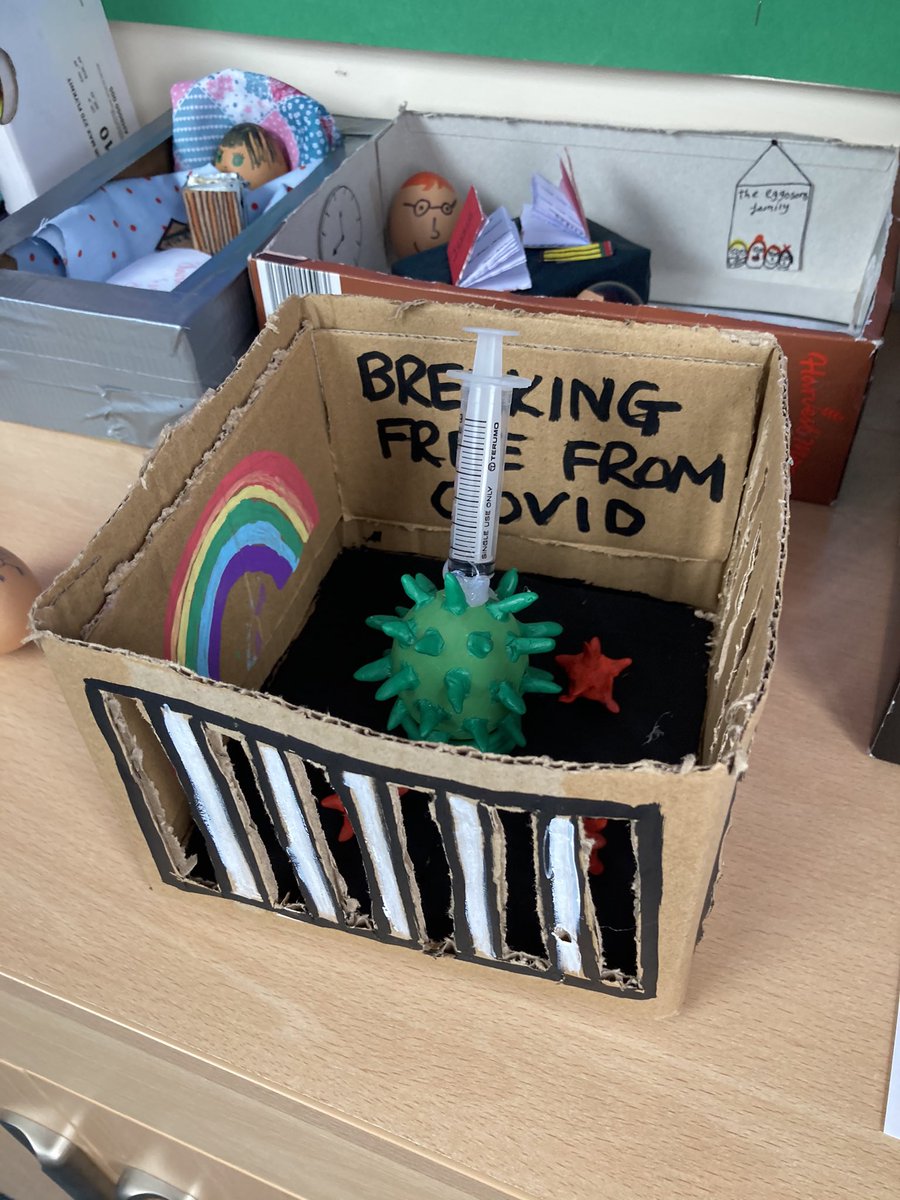 CeDurrington's tweet photo. The decorate an egg competition is underway 👏 #easter https://t.co/E48iHNl6LI