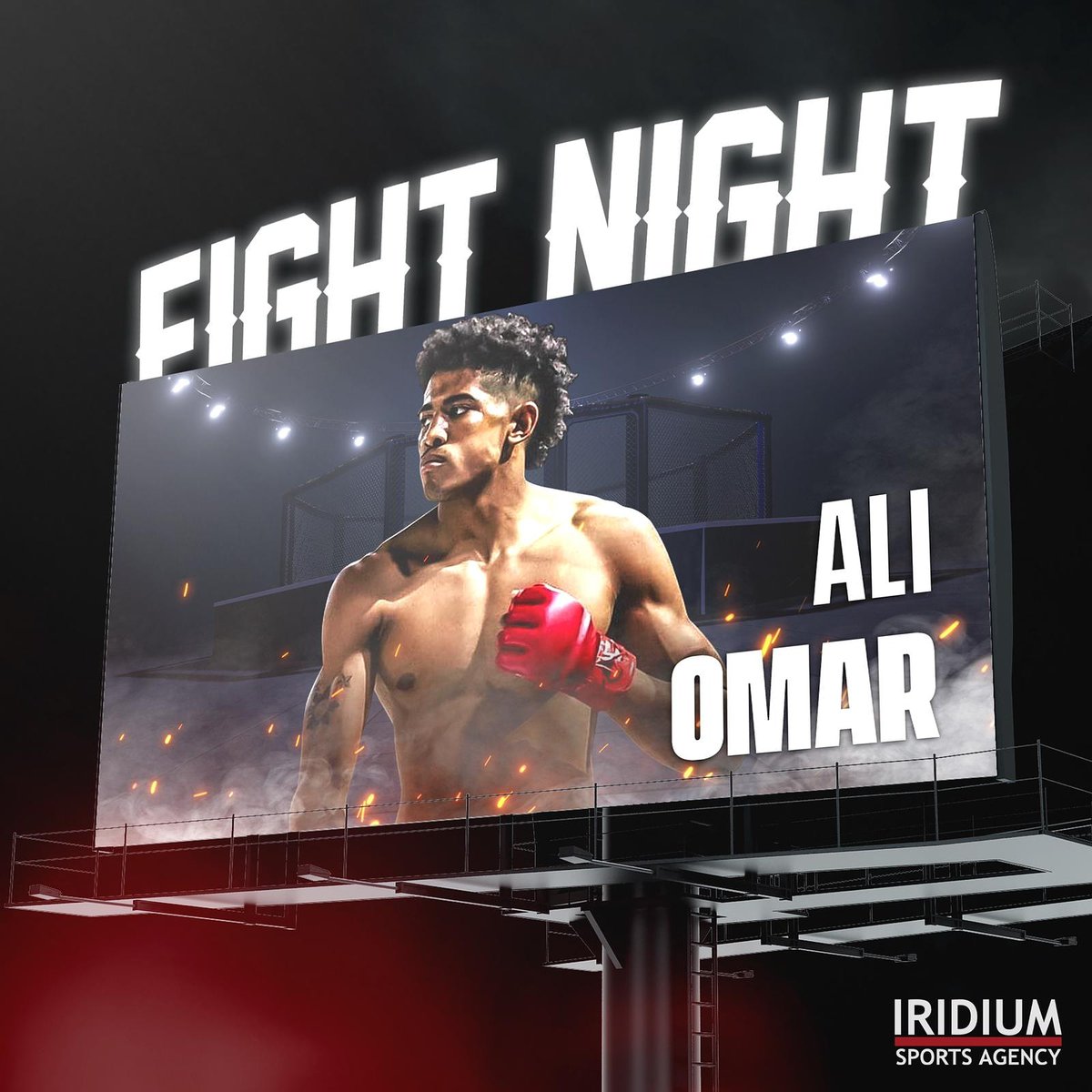 TeamIridiumISA's tweet photo. 🚨 #TeamIridium stud #AliOmar guns for his 3rd straight win by 1st-RD stoppage at #CagedAggression in #Iowa 👊🏽 #TheDarkside https://t.co/TOkSllRBAt