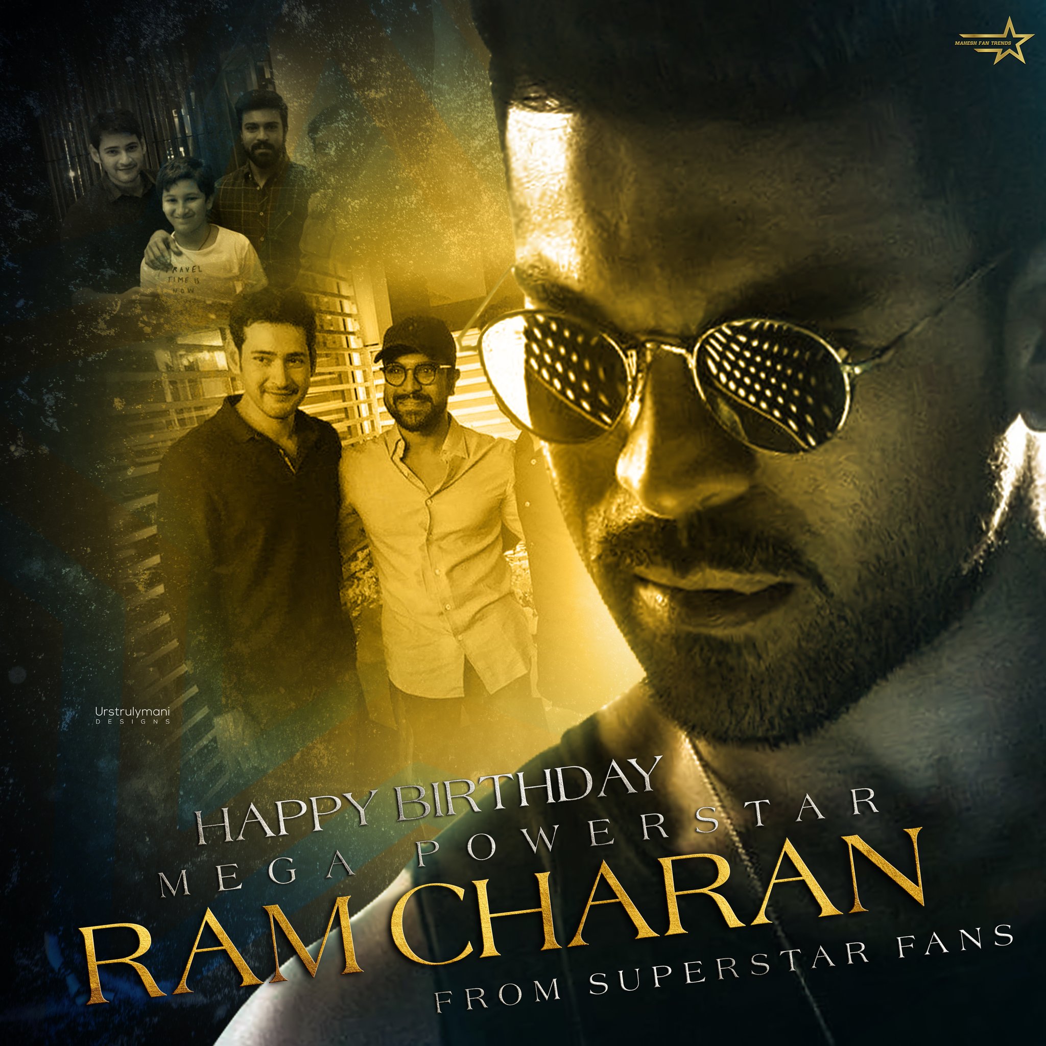 HAPPY birthdaY Ram charan Bro
From Maheshbabu Fans     