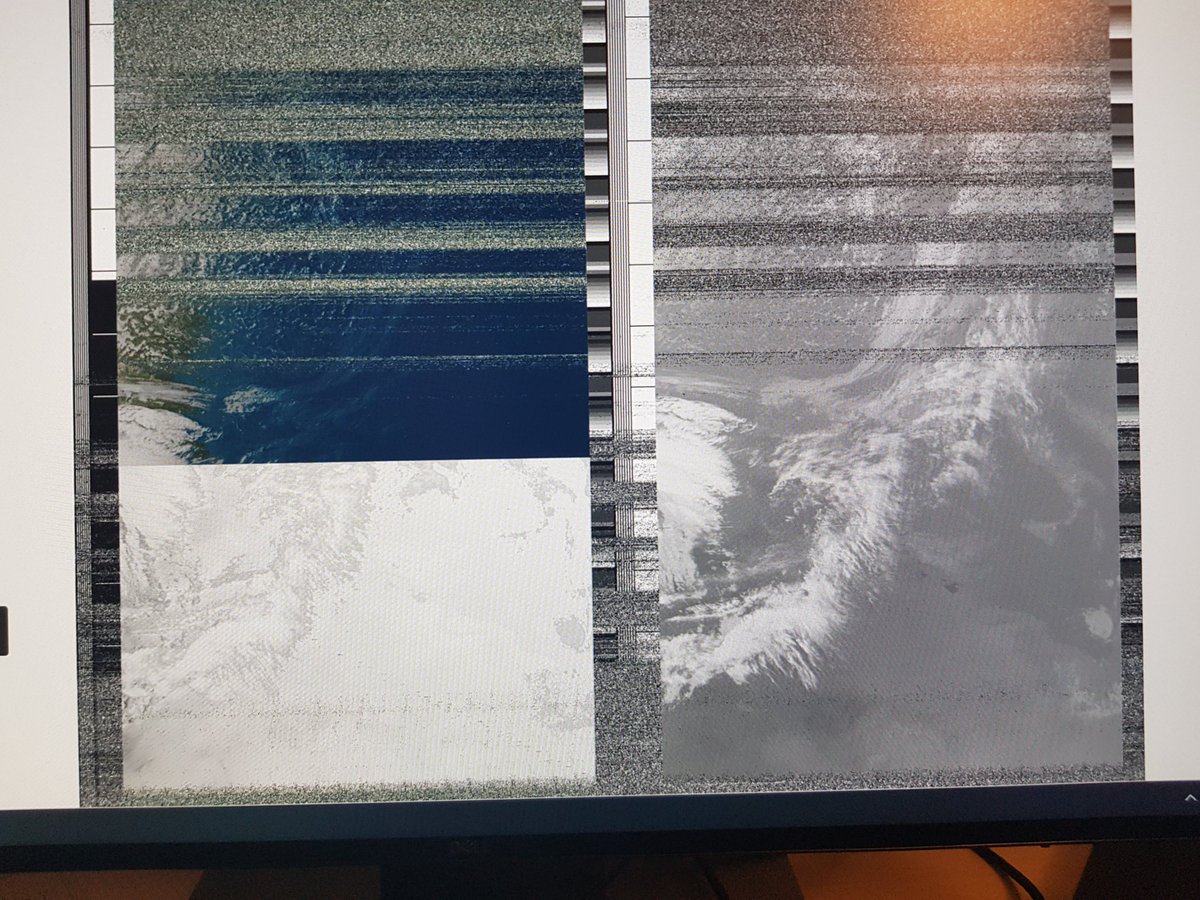 b4um_'s tweet photo. My first NOAA Experiments. Looking not to bad, but I have to change the threshold for the automatic color correction... https://t.co/crFWvRXydn