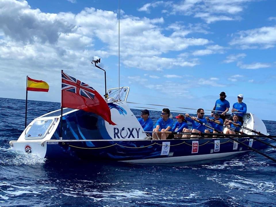 RowsAtlantic's tweet photo. Read all about it, read all about it! A @RannochNews exclusive, hot off the press from our Atlantic correspondent @sann3596 😁 ...ocean skies, seasickness &amp; schools of dolphins https://t.co/V5qplzNnrP… #oceanrowing #rowwithrannoch #yorkshireboyrows #andvomits #androws #andvomits https://t.co/PA89KWX4Tl