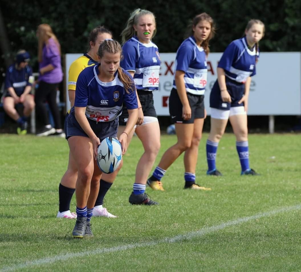 MansfieldRugby's tweet photo. BREAKING NEWS! Mansfield girl's graduate Georgina Tasker has been selected to represent Loughborough Lightning's first team. They are traveling away to play their Premier 15s game against Exeter Chiefs. @ExeterChiefs @LightningRugby @Premier15s @GeorginaTasker https://t.co/uFe5yIsTIi