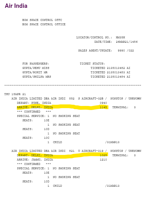 rohit250gupta's tweet photo. @AirIndia_assist @MoCA_GoI @airindiain @HardeepSPuri @BBCWorld @WIONews @republic @ndtv @ZeeNews  AIRINDIA has rescheduled flight (Pun - Jmu) for me and my family, Delhi to Jammu is departing before Pune to Jammu is landing and they are saying we can't help you, cancel it. https://t.co/Ecc2QELBsc