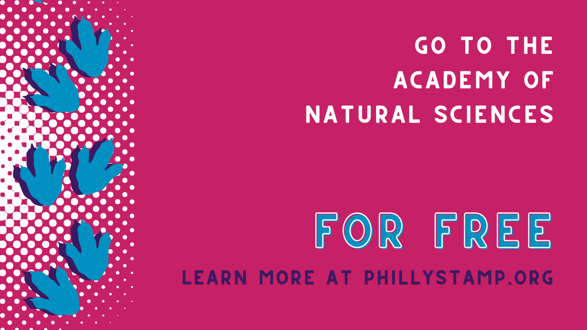 Can you go to the <a href="/AcadNatSci/">Academy of Natural Sciences</a> for free with your valid highschool idea from any highschool in Philadelphia? JurassiCAN! Learn more at buff.ly/2O62box