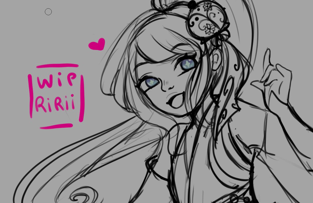 ririi_art's tweet photo. wip of my genshin impact oc 🥰🌪️ https://t.co/wmcoSrNs0h