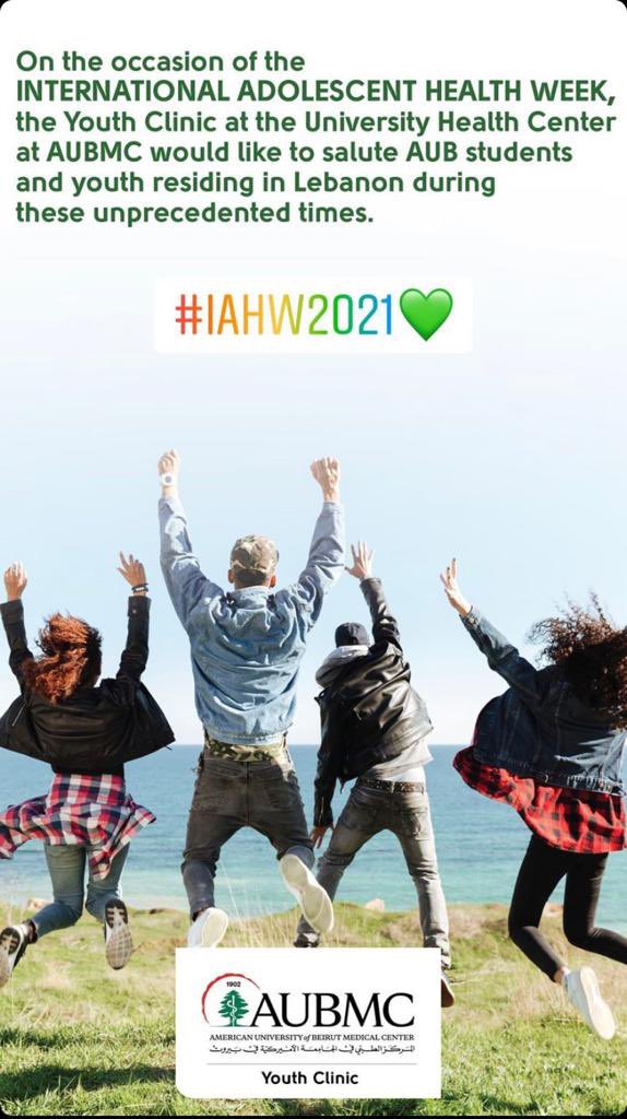 JihanNaous's tweet photo. #IAHW2021 #sahm2021 #aubstudents #YouthClinic #aubmc https://t.co/0aH99FhF5w