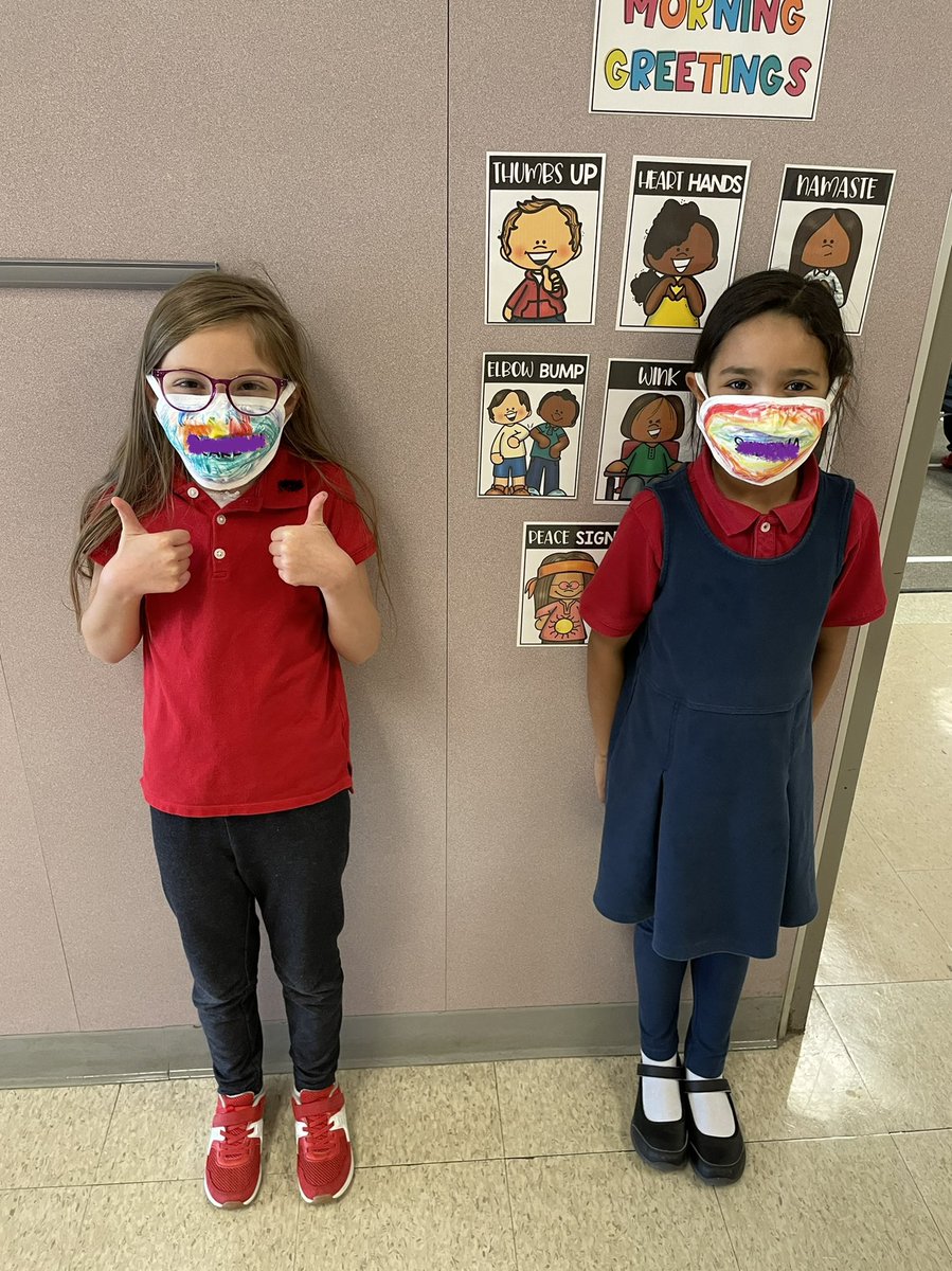 misstravis17's tweet image. When students fill up their March good behavior cards, they get to decorate their own mask with their name on it! Thank you to the generous donors who supported my @DonorsChoose project that made this possible! They love their masks!! 🥰 #TeamHISD #MaskUpHOU #DonorsChoose
