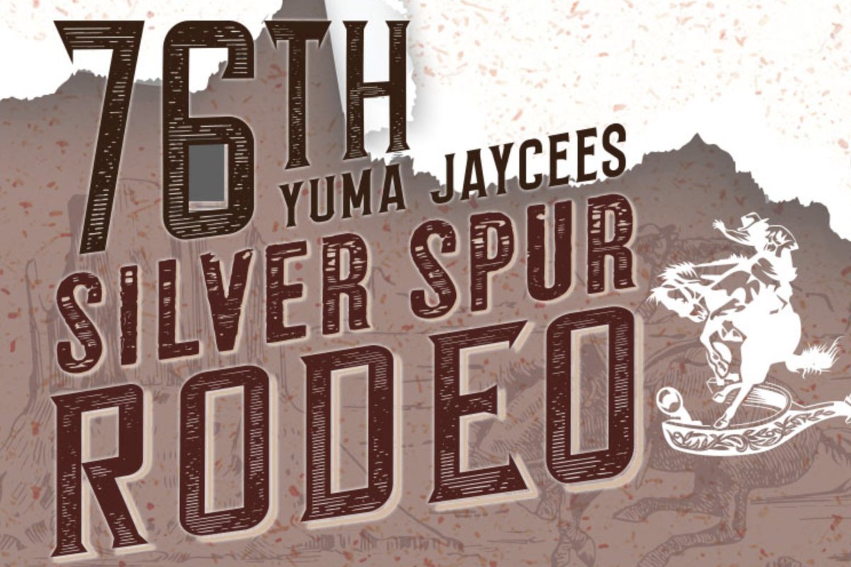 ButacaGuide's tweet photo. THE 76TH ANNUAL YUMA JAYCEES’ SILVER SPUR RODEO

 April 16-18, 2021 at the Yuma County Fairgrounds

The Silver Spur Rodeo supports the youth and many charities in the community

TICKETS: https://t.co/w2nR2a95LB 
#silverspurrodeo #yumarodeo #arizona https://t.co/Edhw5Xuhc3