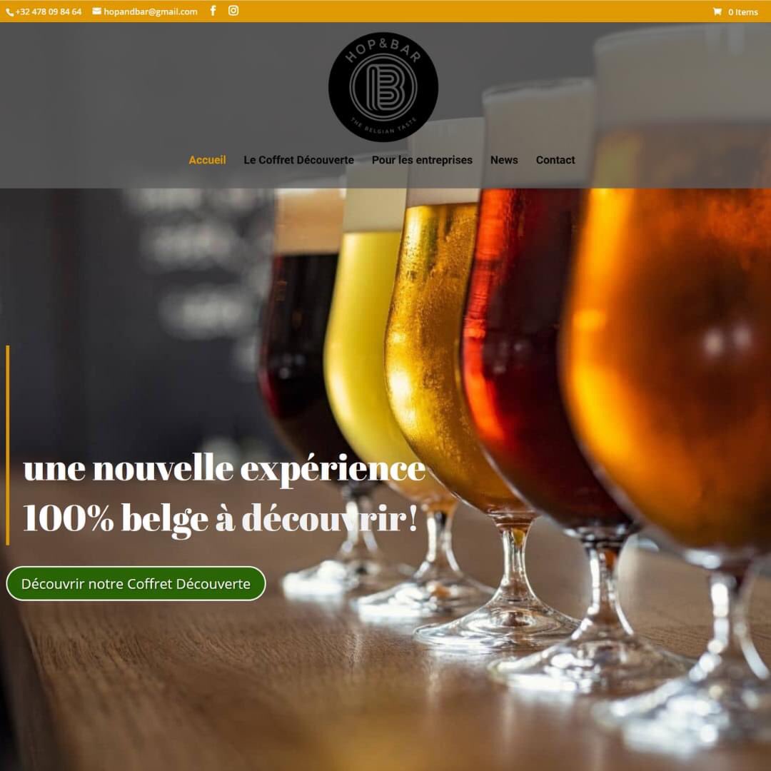BeMarcomet's tweet photo. NOUVELLE REALISATION 🤩

Site web avec e-shop pour @hopandbar 🍺

🌐 https://t.co/RXAWxCUdVy 

📩m.maret@marcomet.be
📲0498/08.13.00

#siteweb #commerce #commercelocal #magasin #entreprise #indépendant #entrepreneur #boutique 
#bière #bièrespéciale  #brasserie #brasserielocale https://t.co/31arkbl3zc