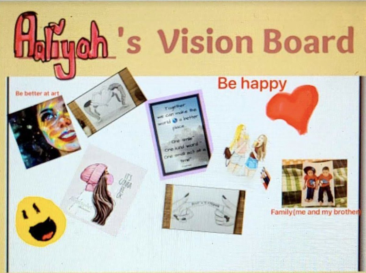 MrsMata_'s tweet photo. My twitterless co teacher also did a great job creating vision boards with our remote learners at @PS10FortHill #SELDay @jenn_funes @teacherromero72 #visionboards #ThankyouMrsSchiazza #YouHaveAFriendAt10 #ps10forthill https://t.co/PvKAJVgV4E
