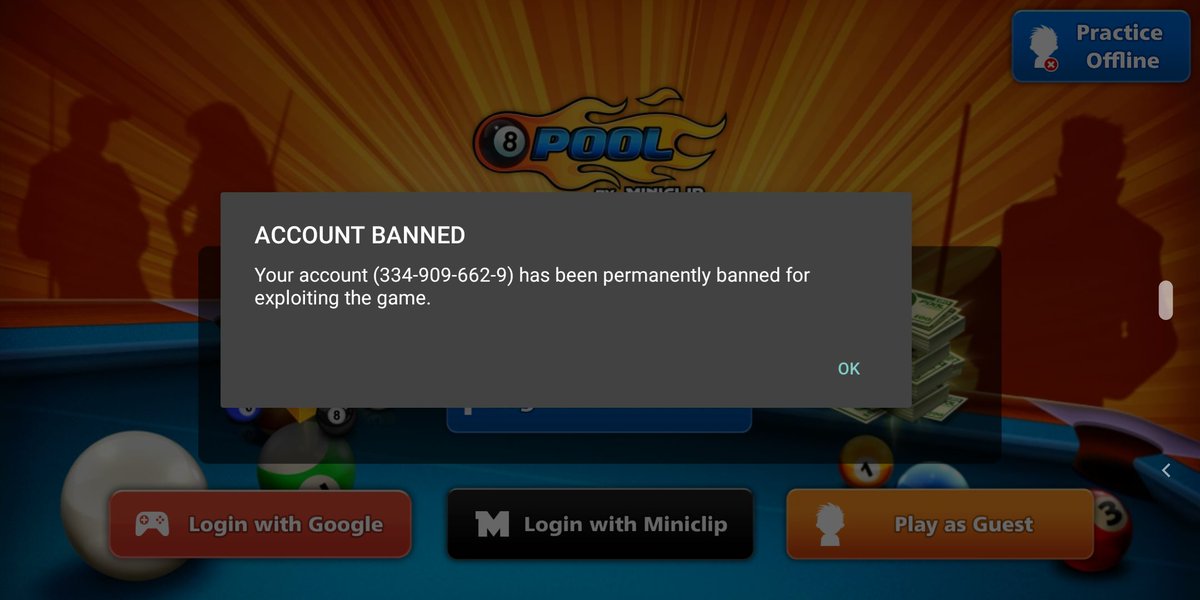 djjohn_254b's tweet photo. @8ballpool You ban account for no reason https://t.co/c9kyPRswA4