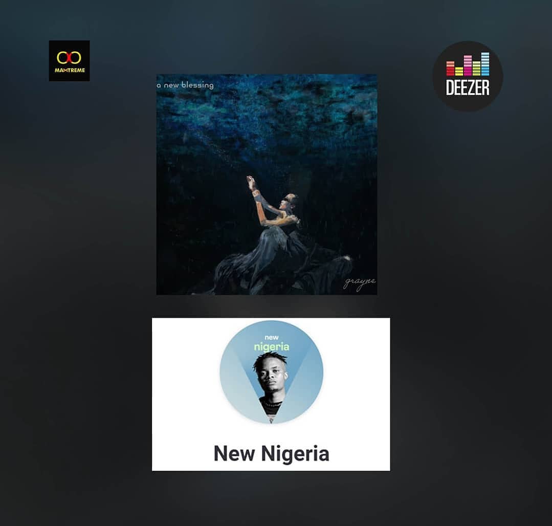 MaxtremeHQ_'s tweet photo. Thank you @AppleMusic and @Deezer for the Editorial Support for A New Blessing EP by Grayne @grxyne
Y'all go Stream.
_
#MaxtremeInc #soulmusic #MusicDistribution #applemusic
#deezar #Afrobeats #editorialplaylist https://t.co/GB1r0zMFYf
