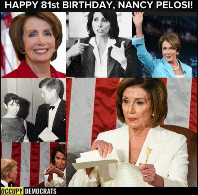 Happy Birthday  Nancy Pelosi!   