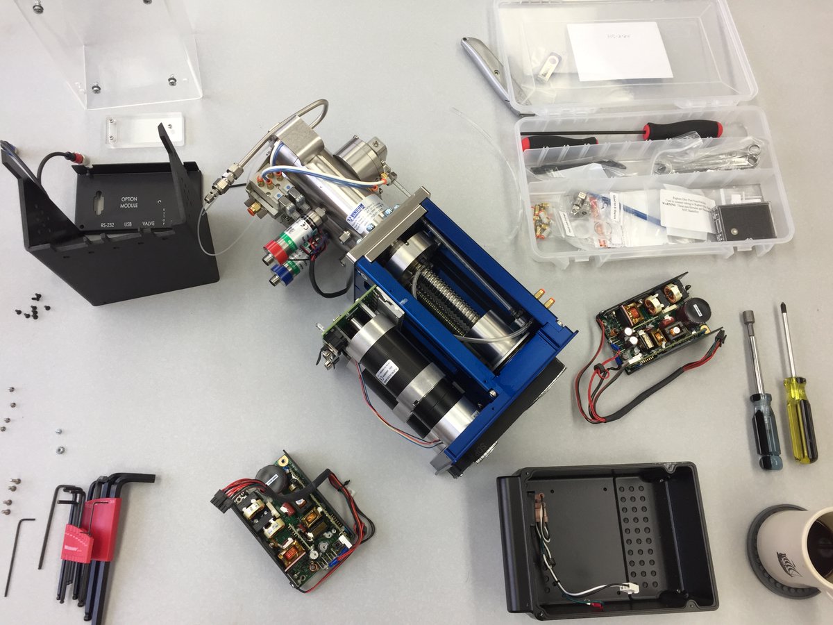 Doing a little pump repair this morning. A welcomed break from Zoom.