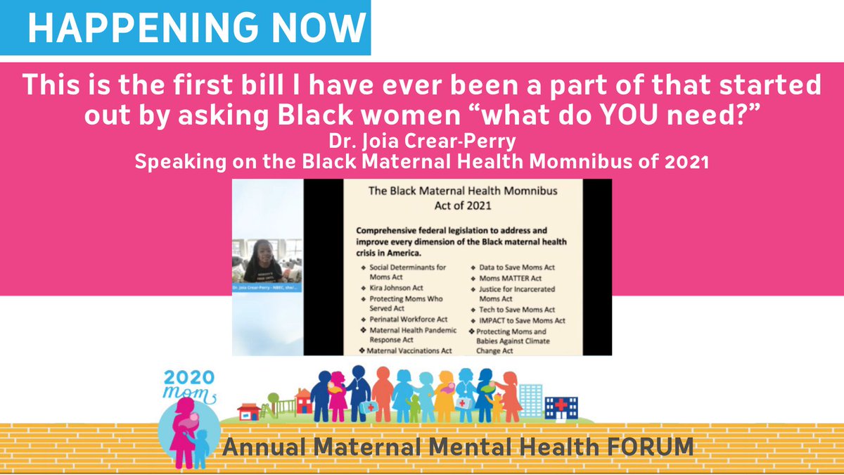 PolicyCenterMMH's tweet photo. Thank you Dr. Crear-Perry for sharing your life’s work of building a movement to help those supporting mothers understand what it means to be Black and birth in America.
Register today:
https://t.co/Cnsb54D6hl
#2021Reset #MMHFORUM2021 https://t.co/wyH1HqfEnC