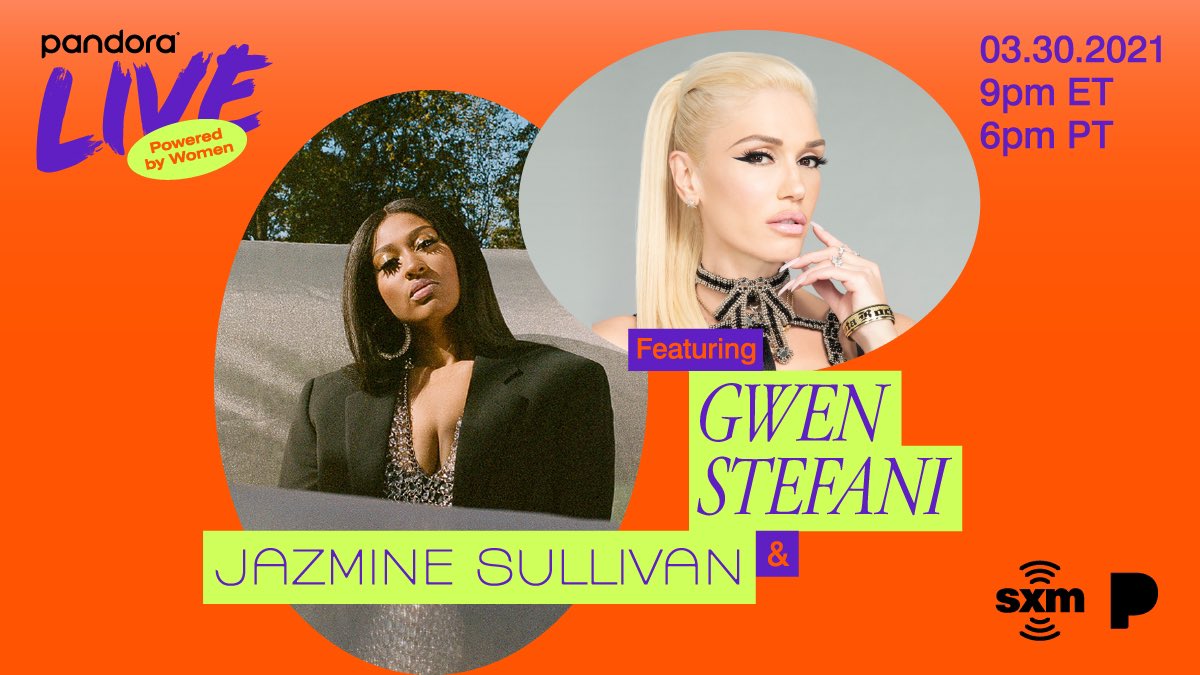 join me, @jsullivanmusic & some other rad women for #PandoraLive Powered By Women, a virtual event coming on 3/30 ✨ rsvp for free now! gx …doralivepoweredbywomen.splashthat.com/Gwen