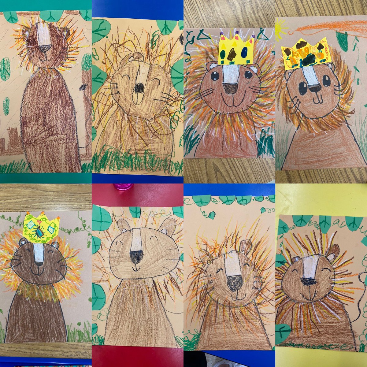 March Lions from Carpenter Kindergarten and 1st grade❤️🦁👑<a href="/carpenterrocket/">Carpenter School</a>