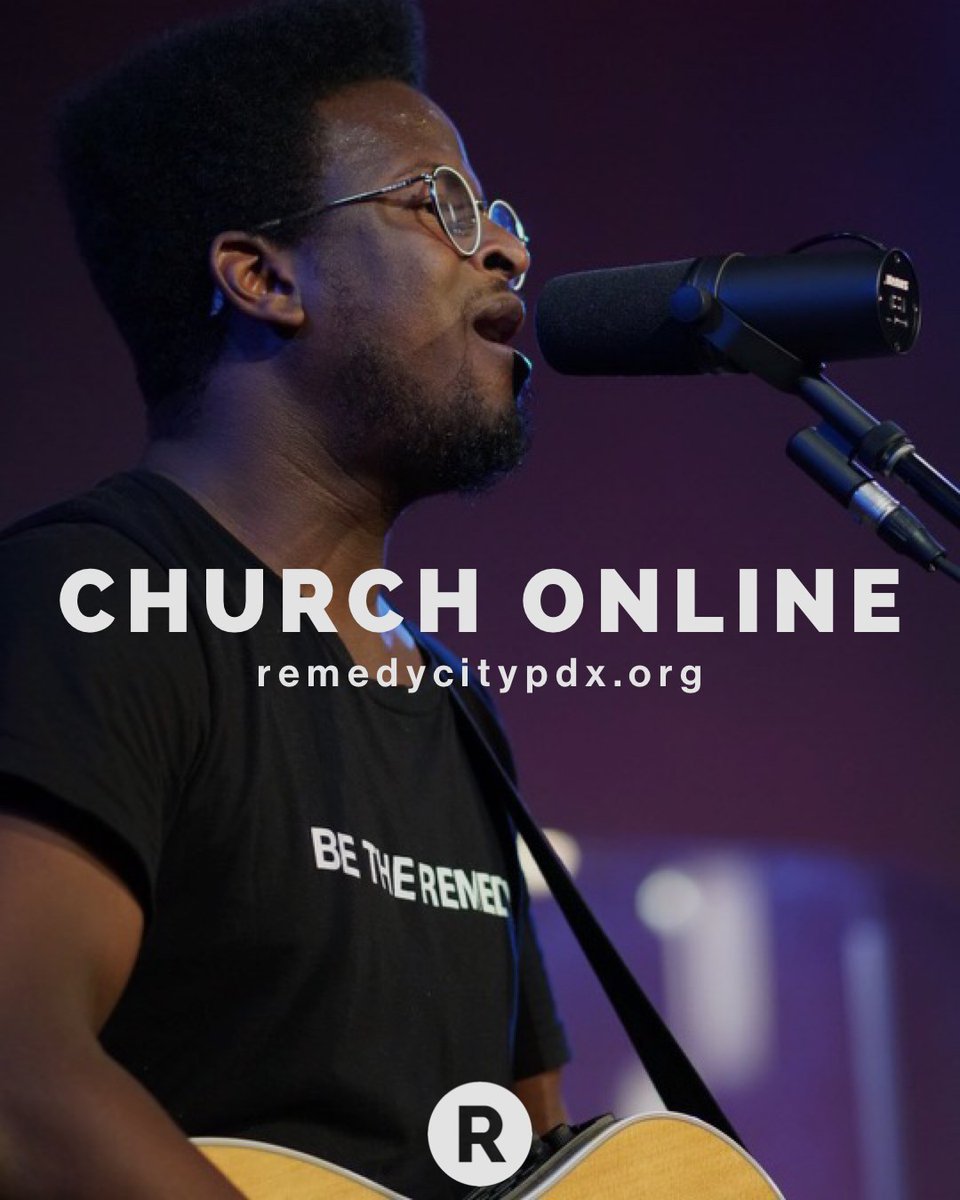 Happy Friday! Come join us this Sunday at 10 AM for Church Online! // remedycitypdx.org