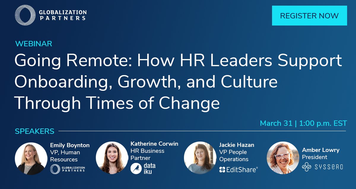 GlobalEOR's tweet photo. In 2020, HR leaders had to draft new #RemoteWork policies, ensure clear communication, and stay calm throughout a global pandemic. One year later, the challenges continue. Join our session to get some #HR tips about #GoingRemote through times of change πhttps://t.co/qRyfa2n4cg. https://t.co/rojZNbyOci