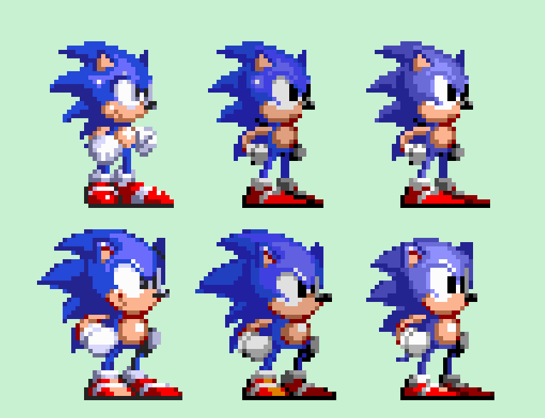 Redid some sprites based off their game's artwork.