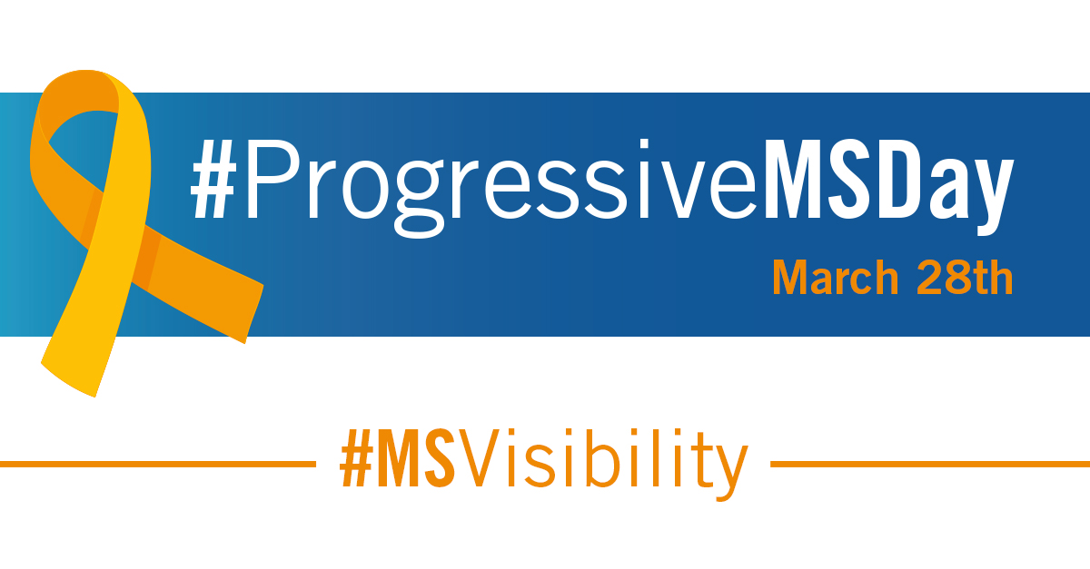 MSassociation's tweet photo. The fourth annual #ProgressiveMSDay is being recognized on Sunday, March 28. Join the conversation by sharing words of encouragement, advice, or a story about what Progressive MS means to you. #MSVisibility https://t.co/VAtxFR4DHz