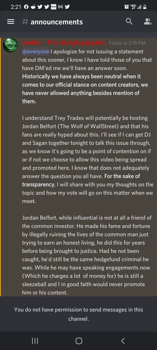 TradesTrey's tweet photo. I share this not because I want you to stand up for me, but rather because I don’t - take the high road and let people think what they think. Not worth starting shit apes. Ride with those who ride, and don’t die for those who don’t. I know who I am and that’s good enough for me🦍 https://t.co/GeKhWHyPzr