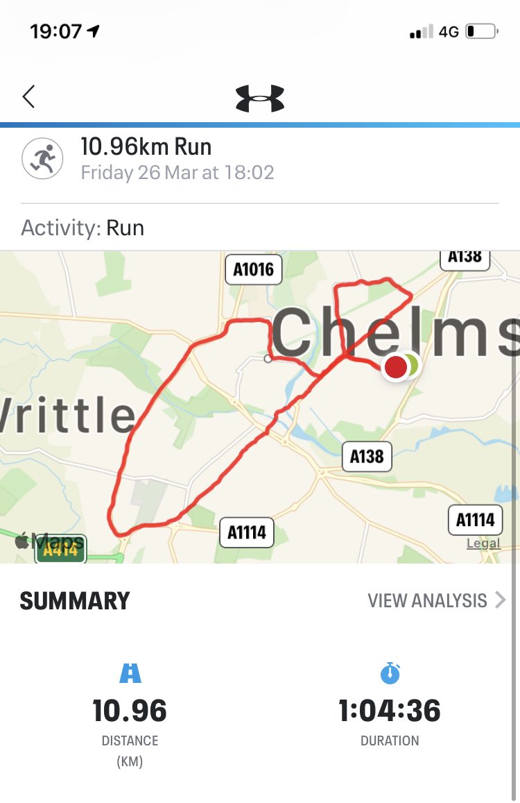 RichHellen74's tweet photo. End of term slow burner around #Chelmsford 

Serious de-stress

Progress update just for @AnnaYoussefITV 

#dadrun👴🏼🏃🏽 https://t.co/rDwrU8NGi6