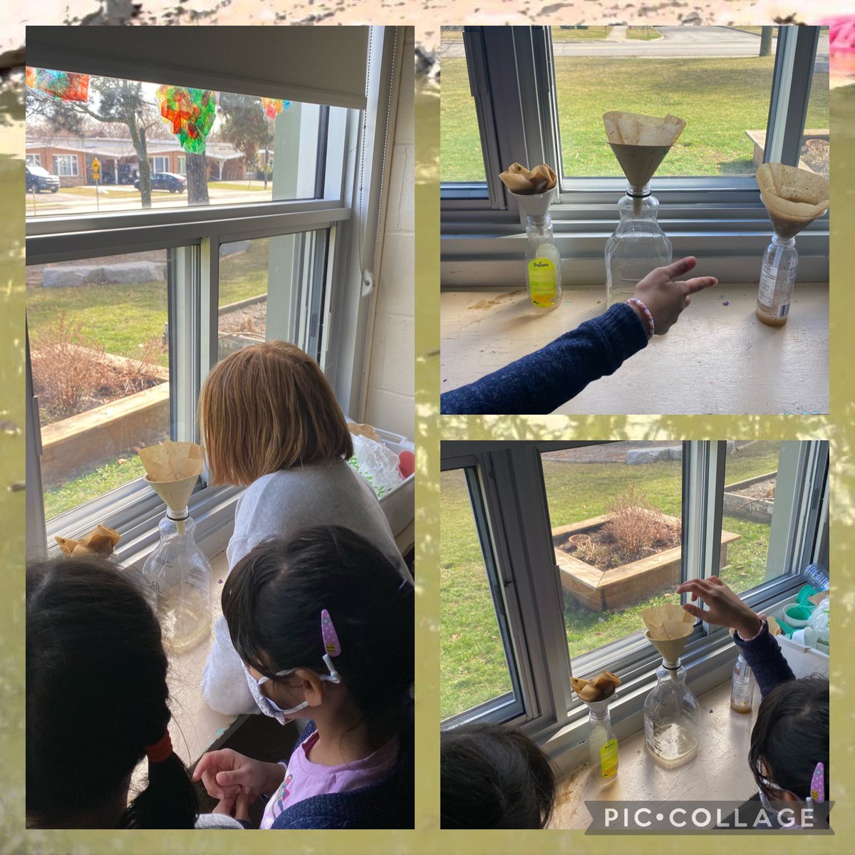 We have been “diving” into water 💧 this week #hiddenHDSB Monday was #WorldWaterDay2021 today we learned where our H2O comes from using “story maps” @ConservHalton we made DYI water filters @clarksdalehdsb we are reflecting on the importance of #cleanwater