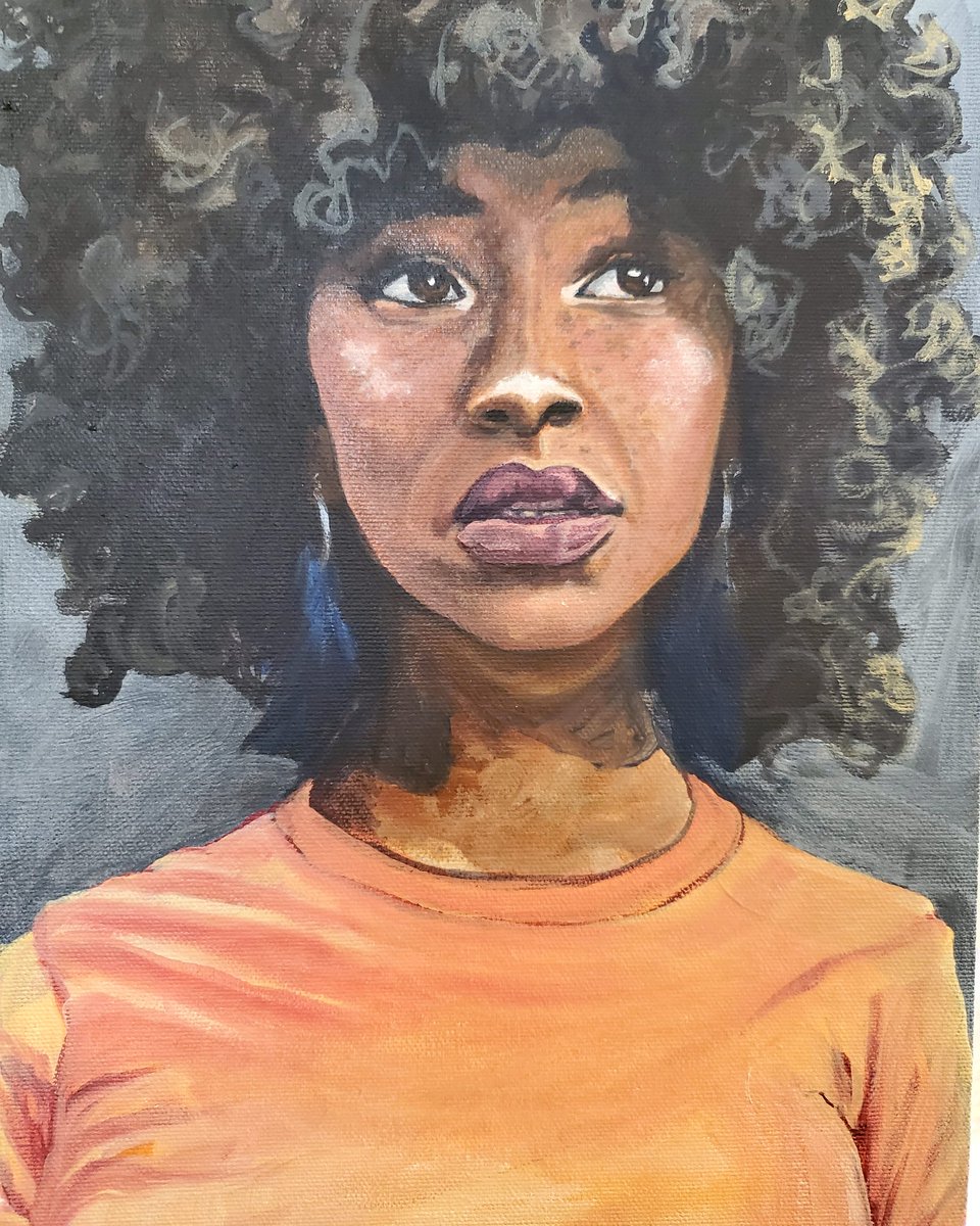 Happy Friday!@

#wipart #wip #artistsoninstagram #artsy #afro #africanamerican #beauty #portraitartist #blackportrait #etsyshop #acrylicpainting #artprocess #artprints #artcollector #artforsalebyartist