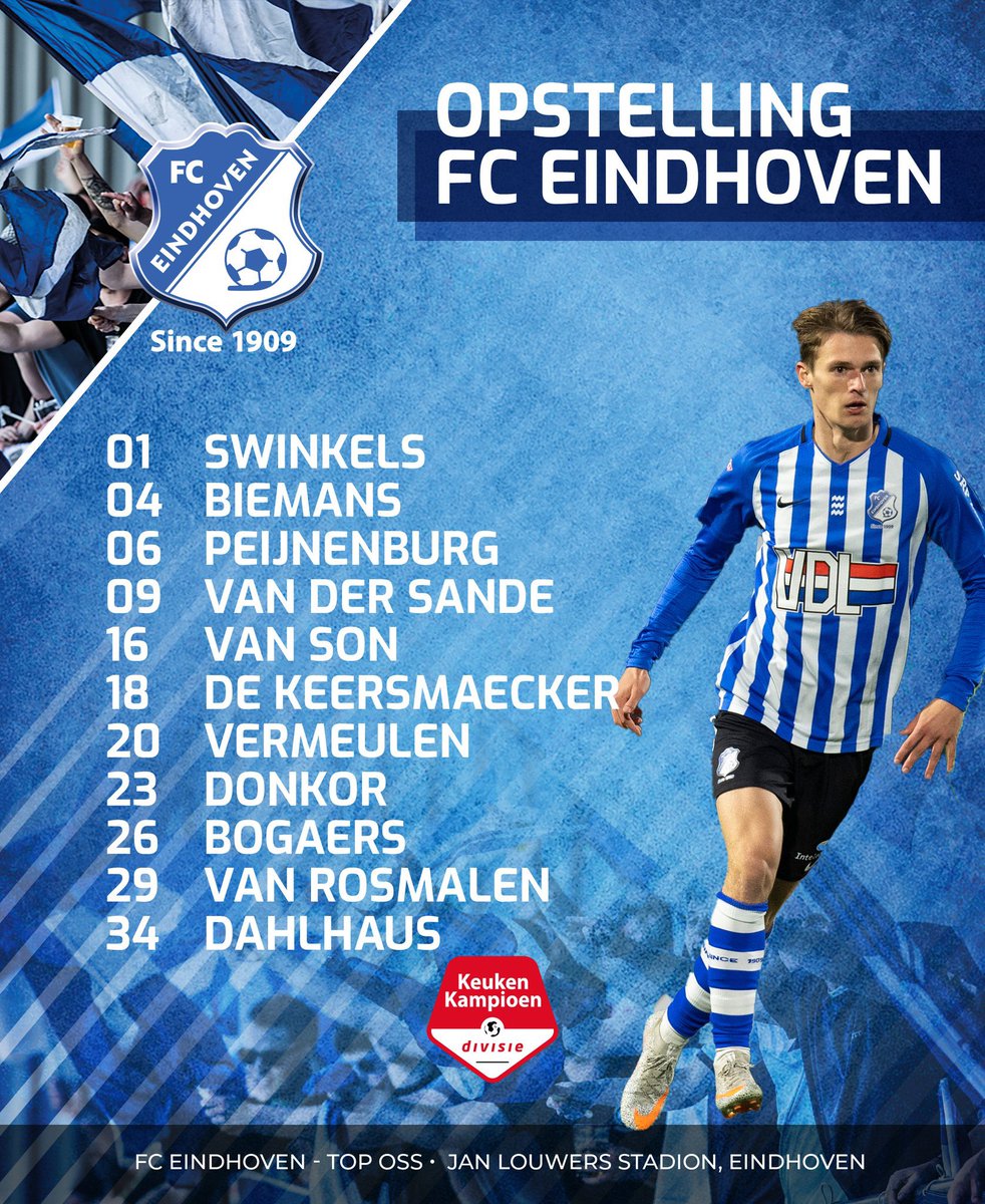 Foot_NL's tweet photo. [Keuken Kampioen Divisie]

🔵⚪️ FC Eindhoven vs TOP Oss 🔴⚪️ 

Autre rencontre de cette 30ème journée, le 16ème reçoit le 11ème. Les visiteurs sont sur deux victoires consécutives et voudront enfoncer un peu plus une équipe qui n’arrive plus à gagner.

#FootNL #EINTOP https://t.co/CQRFFsPAx7