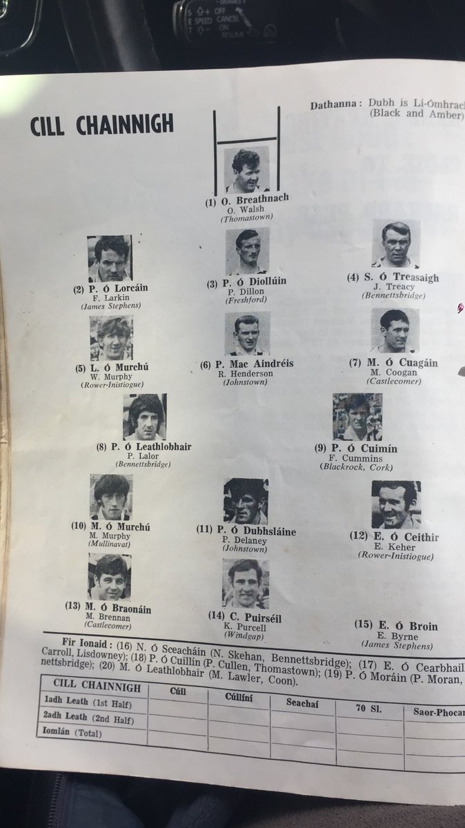 tipp_care's tweet photo. Today has been a good day,look at what we just received this evening,a 1971 All Ireland final program,Some legends of men on both sides #hurling #gaa #tipperary #kilkenny https://t.co/RIDcM40Qre