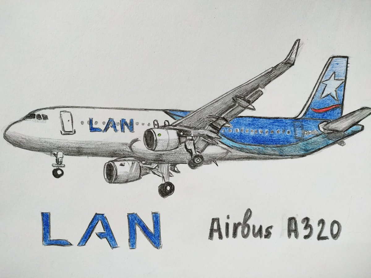 Drawing Airbus A320 of LAN Airlines
Dreaming of flying again!💙✈️
#lanairlines #lan #airbus #airbusa320 #planespotting #plane #drawings #art