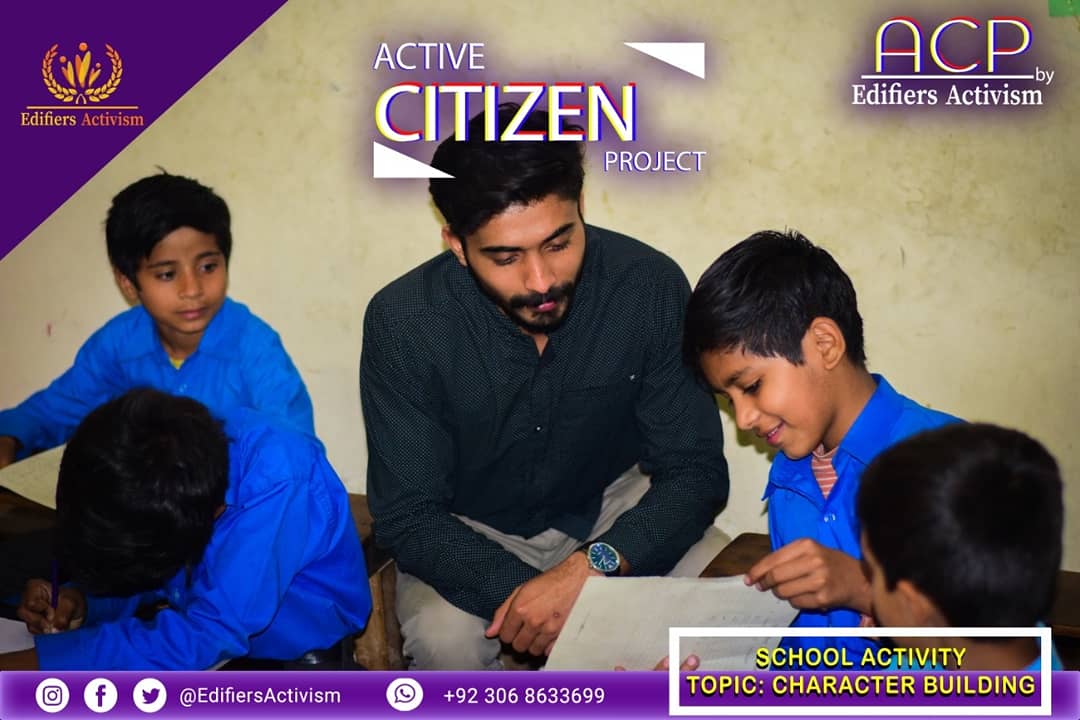 edifiersactivis's tweet photo. A good character helps you develop a winning personality. ACP members of Edifiers Activism felt the unbound bliss when they interacted with the students while doing the session on "Character Building".
#25DaysofActivism
#LetsBuildNation
#LetsBringChange https://t.co/Gw0ylzVNTh
