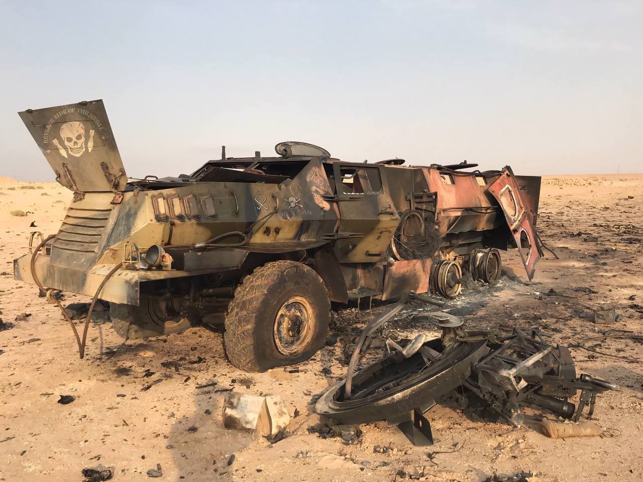 Rob Lee on Twitter Photos of that Wagner Shchuka MRAP after being struck  by a Kornet ATGM in 2017 The same MRAPs have popped up in Libya and CAR  with the Wagner