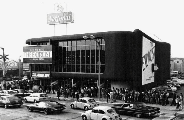 MichaelCoate's tweet photo. On this day in 1970... my favorite Westwood Village movie theater had its grand opening. Here‘s a pic from the venue’s 26-week(!) record run of @WilliamFriedkin ’s The Exorcist. https://t.co/vltSvNTu4R