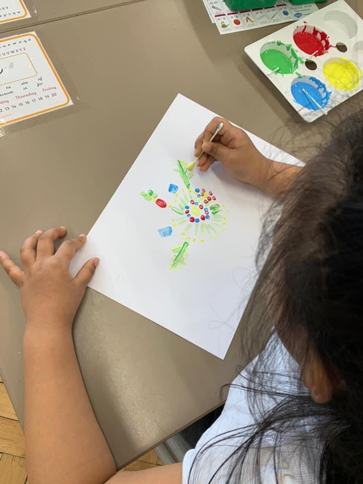 newcloseschool's tweet photo. 🐿 Squirrel Class’ art topic this term is Earth Art. 
The children have painted their own fantastic Mandalas. A sign of peace and healing. https://t.co/4k0c6RXG1o