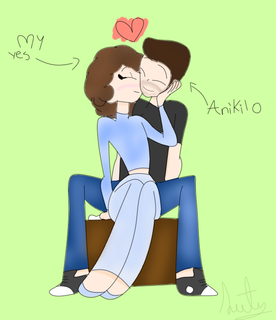 PizzasBS1's tweet photo. @AnikiloGamer @MyYes_ Aquí les paso el primer fan art de ustedes :D espero que les guste https://t.co/VZfPIK42PL