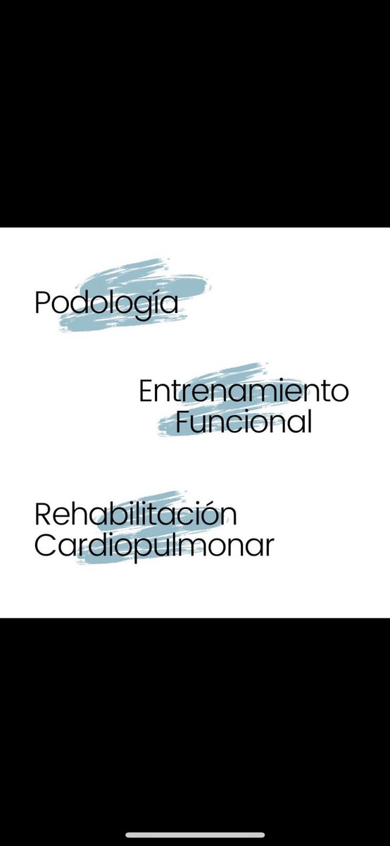 En nuestra clínica podrás encontrar los servicios de: 🦶🏼podología, 🏋🏼‍♀️entrenamiento funcional y ❤️🫁rehabilitación cardiopulmonar.
📧📞Contacta con nosotros, si quieres saber más o tienes alguna duda.