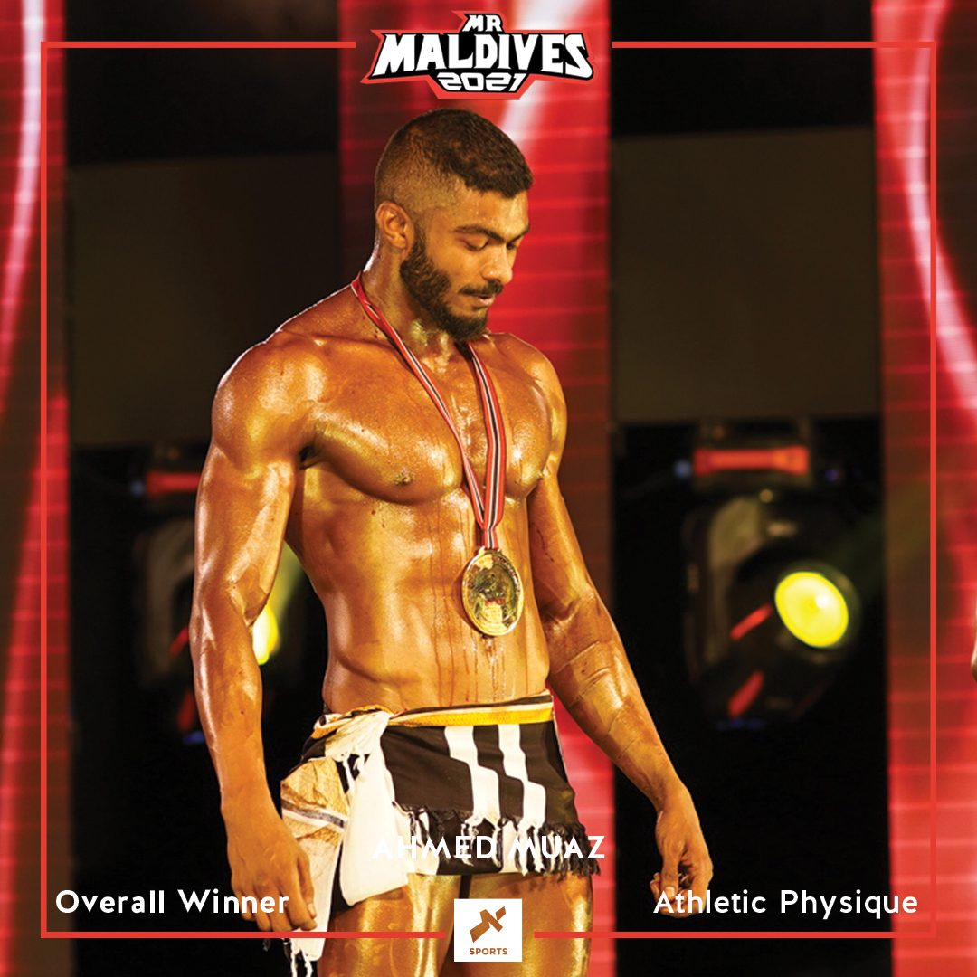 RaajjeTVSports's tweet photo. Congratulations Ahmed Muaz, overall winner of the Athletics Physique category!
#RaajjeTVSports https://t.co/9lnzxeXARz
