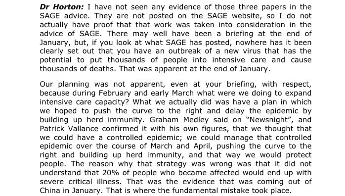MattWestern_'s tweet photo. A year ago yesterday, some of the UK's most senior scientists slammed the Govt for ignoring evidence of the seriousness of Covid - and trying to pursue a 'controlled epidemic' (herd immunity).

Read the damning remarks made by Dr Richard Horton, Editor-in-Chief of The Lancet👇 https://t.co/tgmUim7V6Q