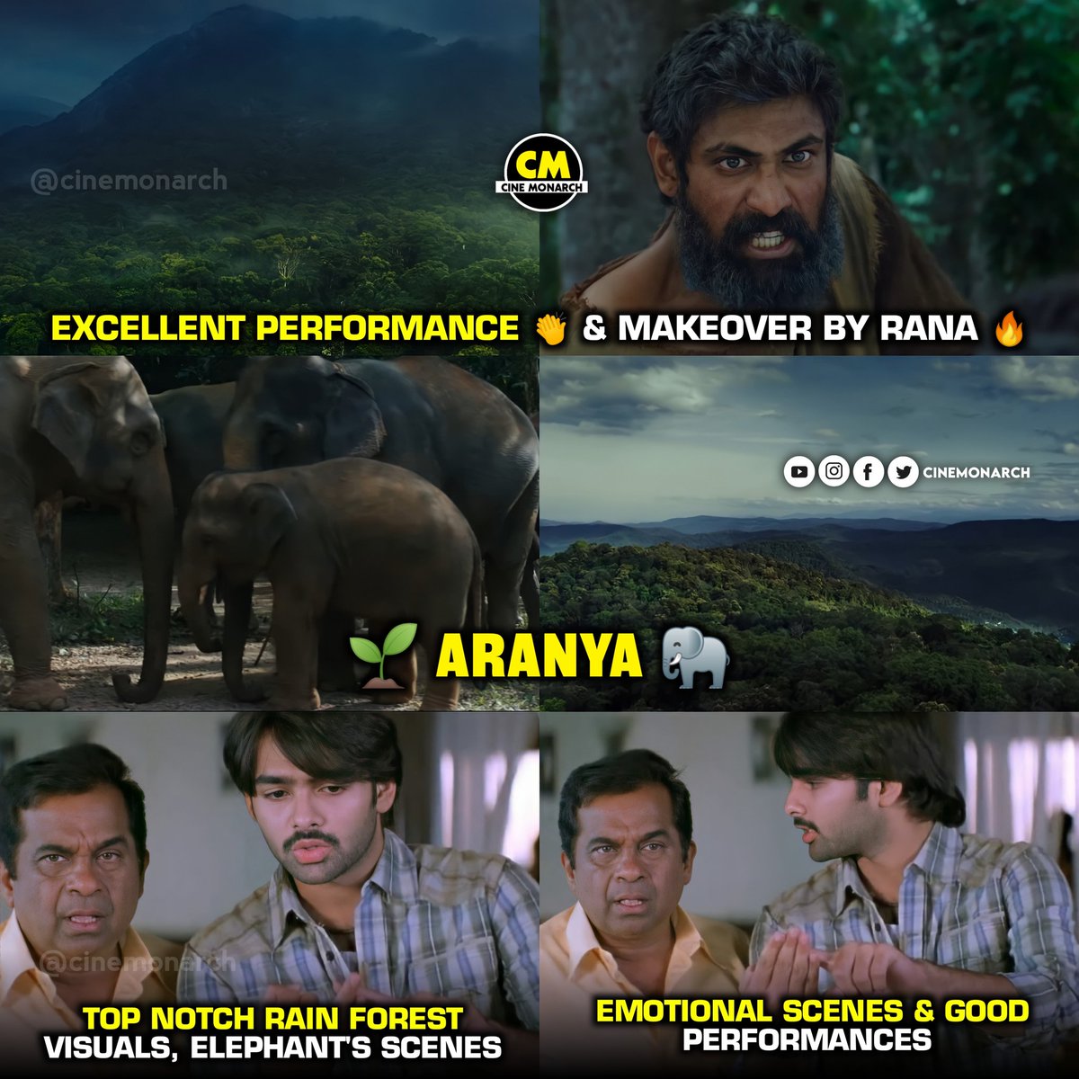 Worth Watch For Rana, Visuals & Elephants..Good Point 👍 
A Bit Slow Screen Play 
#Aranya #VishnuVishal #ZoyaHussain #ShriyaPilgaonkar
#CineMonarch