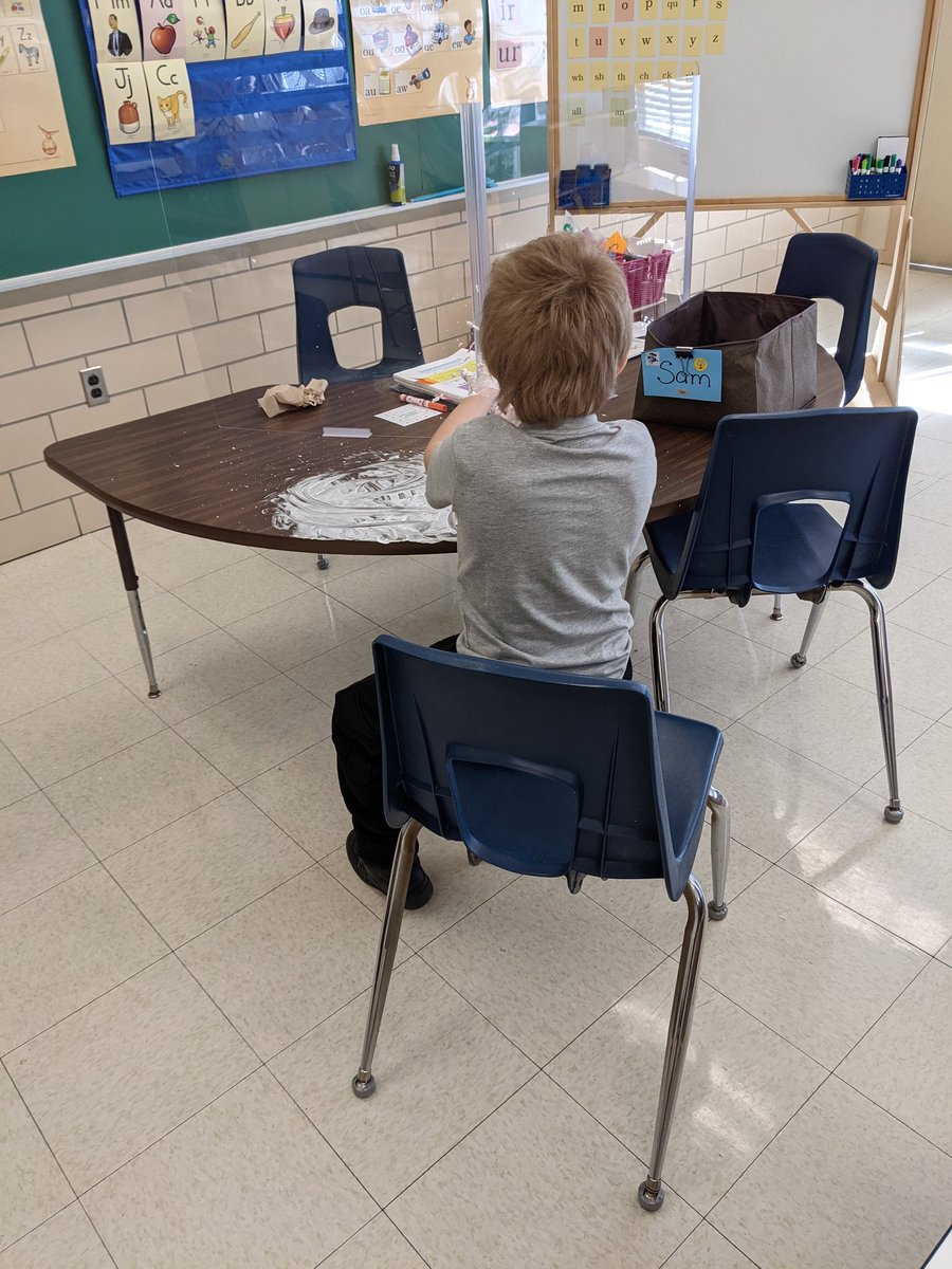 angford1's tweet photo. Today we celebrated Orton Gillingham sentence reading with a shaving cream explosion.  Last week he couldn't read a CVC word and today he read a complete sentence. https://t.co/TDRvlb5egb
